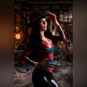 Latex Freddy Kruger Costume